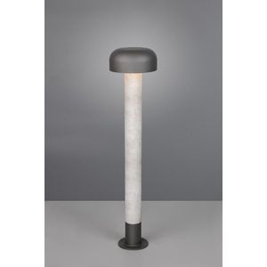 Lampadar de exterior Fraser, TRIO, 19x84.5 cm, 10W, 1x E27, aluminiu, gri imagine