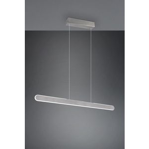 Lustra Helios, TRIO, 100x8.5x160 cm, 28W, 1x SMD, metal, argintiu lucios imagine