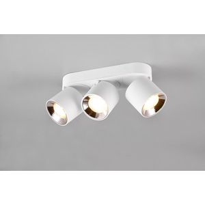 Plafoniera Guayana, TRIO, 27.3x8.7x12 cm, 10W, 3x GU10, metal, alb mat imagine