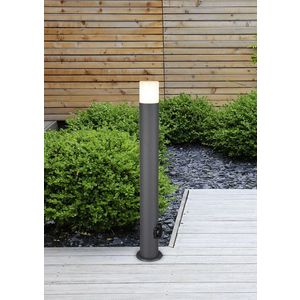 Lampadar de exterior cu priza Hoosic, TRIO, 12x80 cm, 28W, 1x E27, aluminiu, antracit imagine