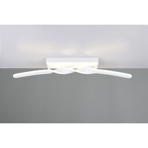 Plafoniera Ginko, RL, 79x9x12.5 cm, 18W, 1x SMD, metal, alb mat imagine