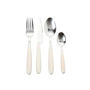 Set tacamuri 16 piese, Brandani, inox, ivoriu imagine