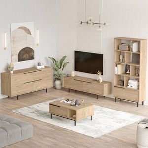 Set mobilier living, Locelso, ON21-S, PAL, Stejar imagine