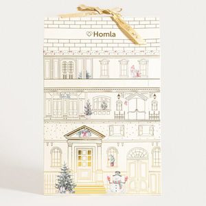 Calendar advent Sparkling Noel, Homla, 12 piese, bej imagine