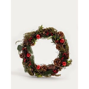 Coronita Arlo, Homla, 42 cm, plastic/ratan, multicolor imagine