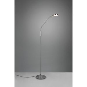 Lampadar Monza, TRIO, 25x50x145 cm, 12W, 1x SMD, metal, nichel mat imagine