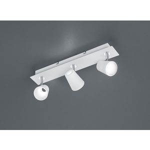 Plafoniera Narcos, TRIO, 45x7.5x16 cm, 6.5W, 3x SMD, metal, alb mat imagine