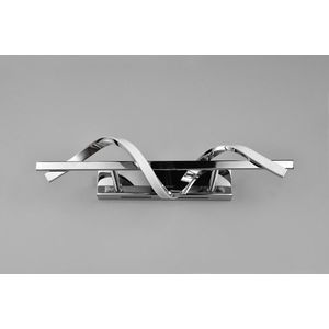 Aplica de perete Isabel, RL, 46x12 cm, 8.5W, 1x SMD, metal, argintiu imagine