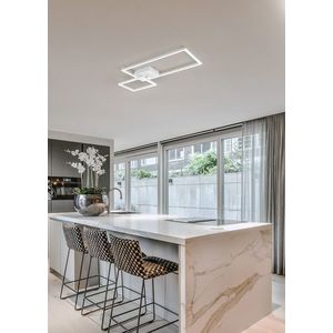 Plafoniera Padella, RL, 63.5x37x7.5 cm, 25W, 1x SMD, metal, alb mat imagine