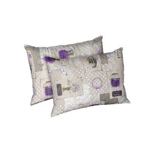 Set 2 perne Lavanda, microfibra matlasata Alcam, 50X70 cm imagine