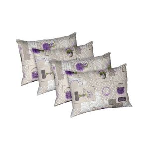 Set 4 perne Lavanda, microfibra matlasata Alcam, 50x70 cm imagine