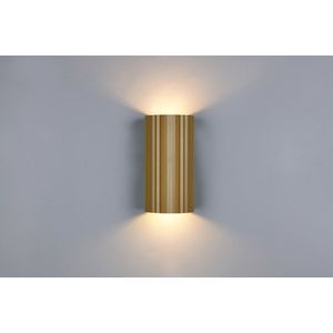 Aplica de perete Soka, TRIO, 9.5x8.5x18 cm, 10W, 2x GU10, metal, maro imagine