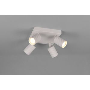 Plafoniera Soka, TRIO, 20x20x14.5 cm, 10W, 4x GU10, metal, gri imagine