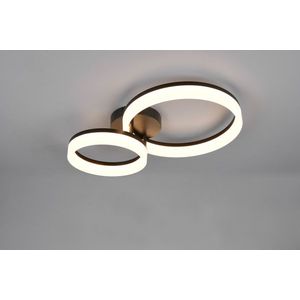 Plafoniera Scope, RL, 51x33x12 cm, 22W, 1x SMD, plastic, negru mat/alb imagine