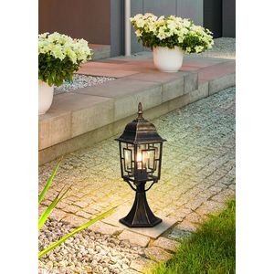 Lampadar de exterior Volturno, TRIO, 17x47.5 cm, 60W, 1x E27, aluminiu, ruginiu antic imagine