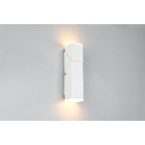 Aplica de perete Raglan, TRIO, 5x8x17 cm, 3.8W, 2x SMD, metal, alb mat imagine