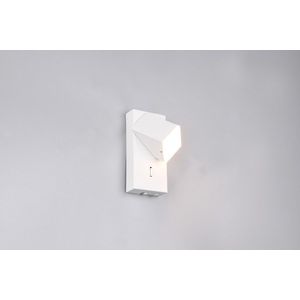 Aplica de perete Raglan, TRIO, 7x8.5x15 cm, 3.8W, 1x SMD, metal, alb mat imagine