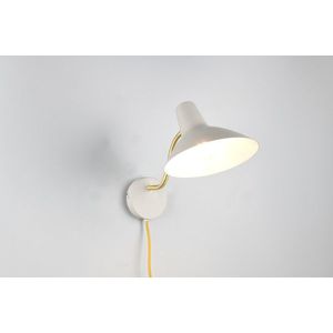 Lampa de perete Traveller, TRIO, 32.7x21 cm, 10W, 1x E27, metal, gri/auriu imagine