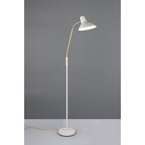 Lampadar Traveller, TRIO, 58x23x145 cm, 10W, 1x E27, metal, gri/auriu imagine