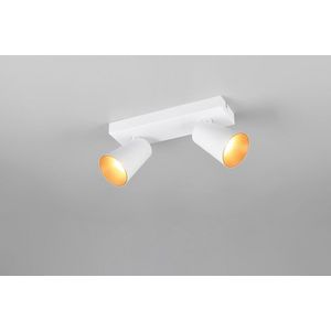 Plafoniera Sharp, TRIO, 28x8.5x16 cm, 10W, 2x GU10, metal, alb mat imagine