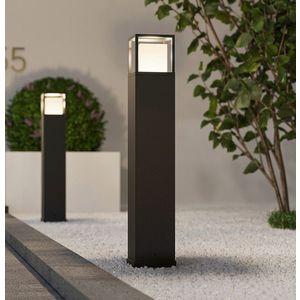 Lampadar de exterior Witham, TRIO, 15x15x80 cm, 14.5W, 1x SMD, metal, antracit imagine