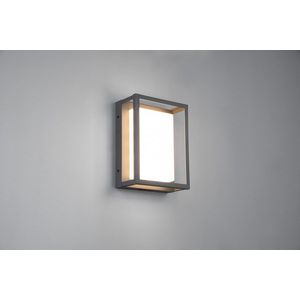 Aplica de perete pentru exterior Witham, TRIO, 18x10x24 cm, 10.5W, 1x SMD, metal, antracit imagine