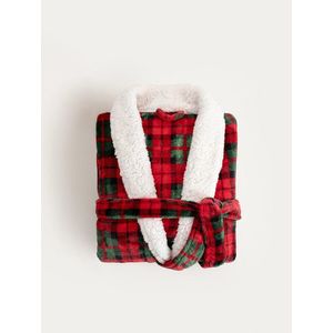 Halat de casa Tartan, Homla, S/M, poliester, multicolor imagine