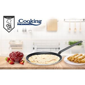 Tigaie profesionala pentru clatite, Cooking by Heinner, 30x2 cm, aluminiu presat imagine