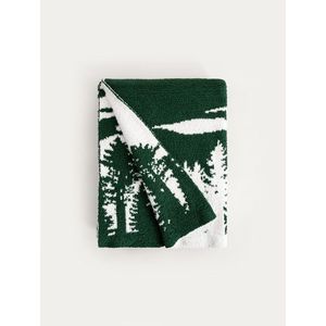 Patura Porto, Homla, 130x170 cm, poliester, verde/alb imagine