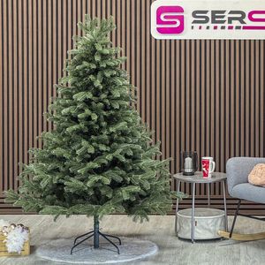 Brad artificial Christmas Deluxe by Sersimo, Norvegia verde, mix 2D+3D, 210 cm imagine