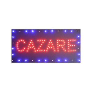 Reclama Text LED - Cazare/ animatie luminoasa dinamica NOU imagine