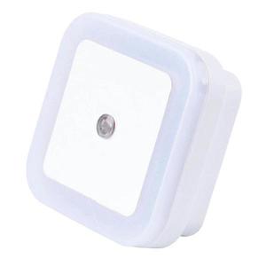 Lampa de veghe LED, 4 LED-uri, 1W, plastic, 65x65x45 mm, alba imagine