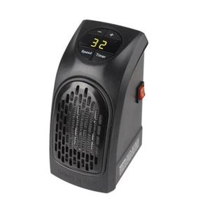 Aeroterma portabila cu incalzire instant, suprafata 25mp, 350W, neagra, iZowe, timer imagine
