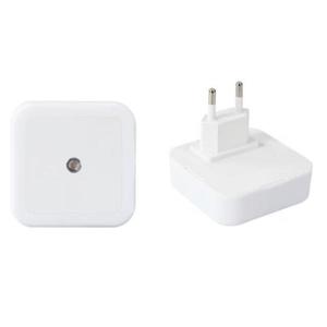 Lampa de veghe LED, Idom, cu senzor zi-noapte, 0.5W, 40lm, lumina calda 3500K, 100-240V imagine