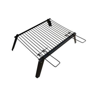 Gratar grilaj cu picioare pliabile, Inteliced®, 39x31 cm, ideal pentru camping si foc direct, inaltime picioare 12 cm imagine
