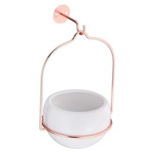 Ghiveci rotund cu suport de perete imagine