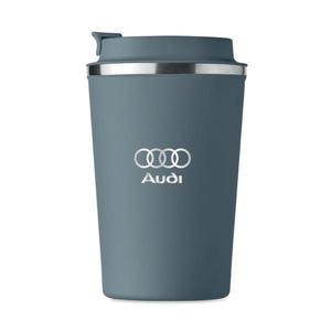 Cana termos, otel inoxidabil, Piksel, 350 ml, personalizat cu logo AUDI, albastru petrol imagine