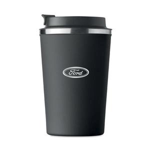 Cana termos, otel inoxidabil, Piksel, 350 ml, personalizat cu logo FORD, negru imagine