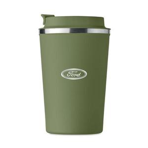 Cana termos, otel inoxidabil, Piksel, 350 ml, personalizat cu logo FORD, verde imagine