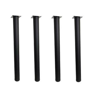 Set 4 picioare pentru masa H 710, #60, finisaj negru - Maxdeco imagine