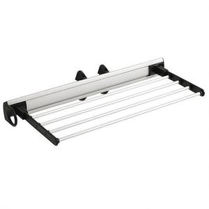 Suport pentru pantaloni extractibil cu 4 brate, finisaj aluminiu, L: 450 mm imagine