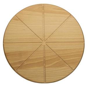 Platou Pizza 2 in 1, taiat si servit, lemn, 34 cm imagine