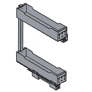 Cos Jolly pentru corp de 150 mm, finisaj gri grafit imagine