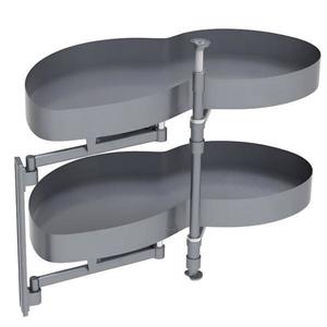 Magic Corner extractibil, rinichi de stanga, finisaj gri grafit imagine