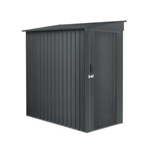 Magazie de gradina depozitare M XD406 - 1, 7m³ - 185 x 103 x 190 cm antracit imagine