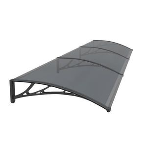 Copertina PREMIUM de usa 360x80cm, brate negre, placa 6mm intreaga antracit imagine