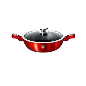 Cratita cu capac 2.3 Litri, Berlinger Haus, 24 cm, Burgundy Metallic Line, BH 1262 imagine