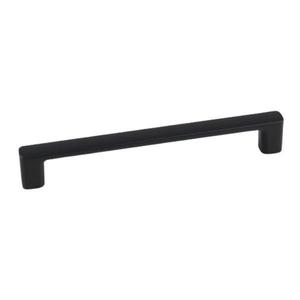 Maner pentru mobila Leta, finisaj negru mat CB, 160 mm imagine