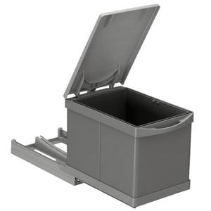 Cos de gunoi incorporabil Pelikan 21750A, cu extragere automata, cu un recipient de 12 L, antracit imagine