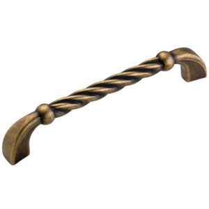 Maner pentru mobila Rope, finisaj alama antichizata, L: 114 mm imagine